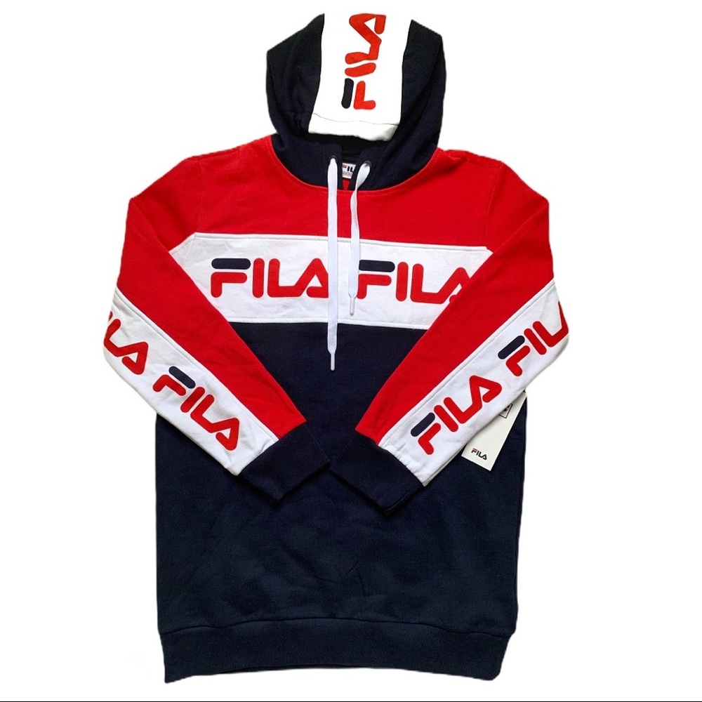 FILA Women’s Oversized Drawstring Hoodie Size M